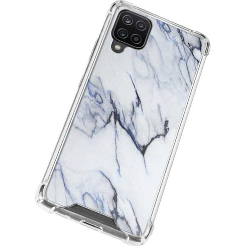 Stone Blue Galaxy A12 Clear Case