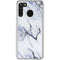 Stone Blue Galaxy A21 Clear Case