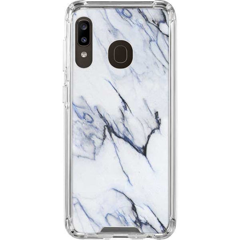 Stone Blue Galaxy A30 Clear Case