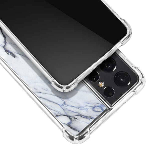 Stone Blue Galaxy S21 Ultra 5G Clear Case