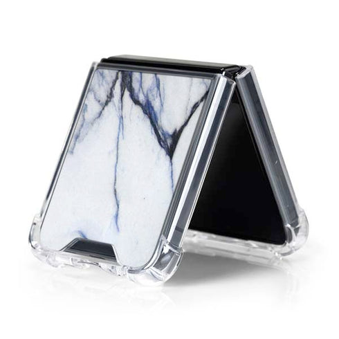 Stone Blue Galaxy Z Flip5 5G Clear Case