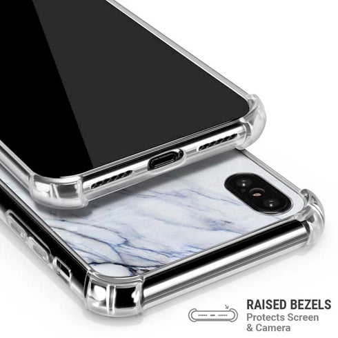 Stone Blue iPhone XS Max Clear Case