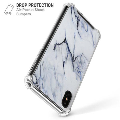 Stone Blue iPhone XS Max Clear Case