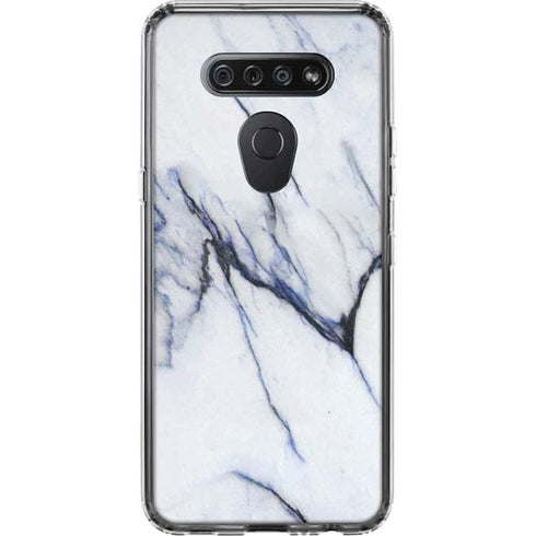 Stone Blue LG K51/Q51 Clear Case