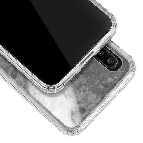 Stone Grey Galaxy A20 Clear Case