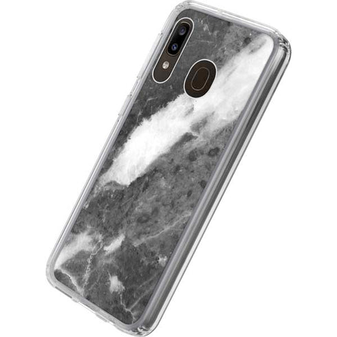 Stone Grey Galaxy A20 Clear Case