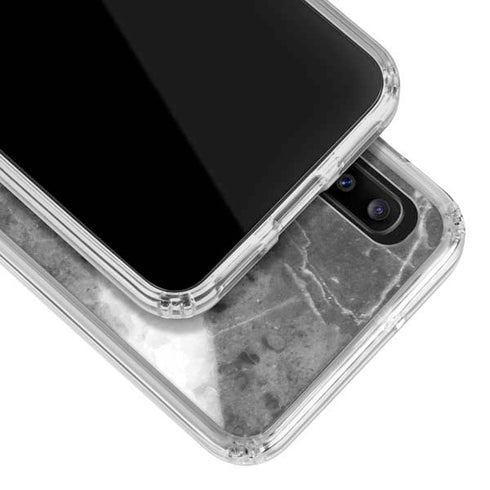 Stone Grey Galaxy A30 Clear Case