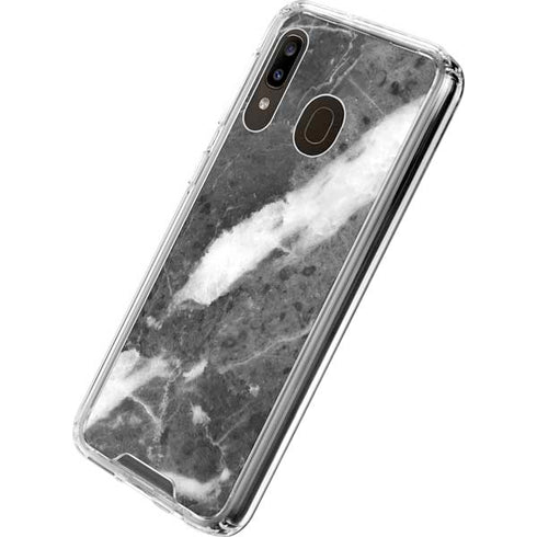 Stone Grey Galaxy A30 Clear Case