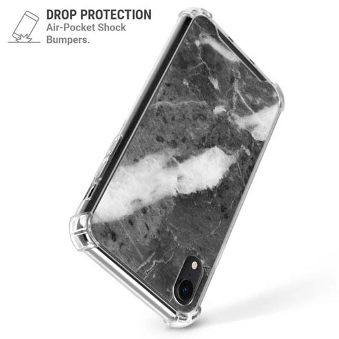 Stone Grey iPhone XR Clear Case
