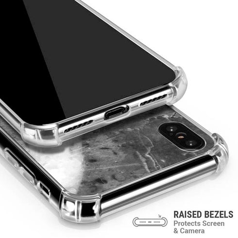 Stone Grey iPhone XS Max Clear Case