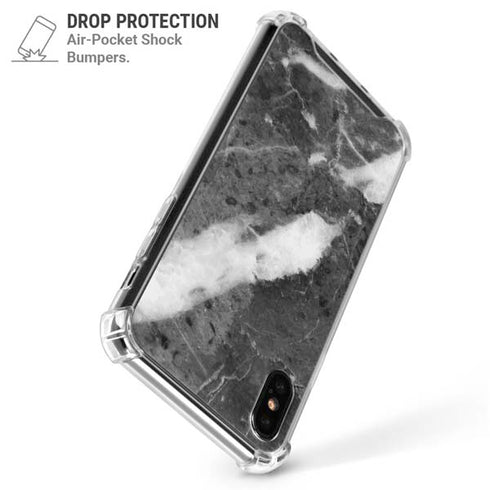 Stone Grey iPhone XS Max Clear Case