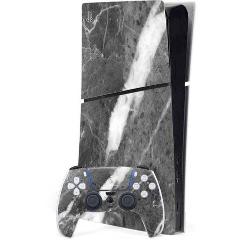 Stone Grey PS5 Slim Digital Edition Bundle Skin