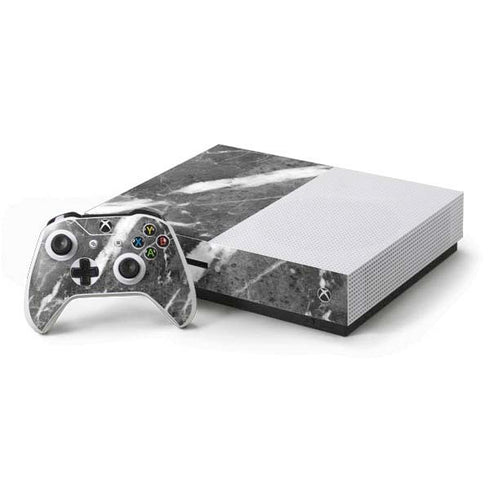 Stone Grey Xbox One S Console and Controller Bundle Skin