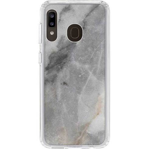Stone Taupe Galaxy A20 Clear Case