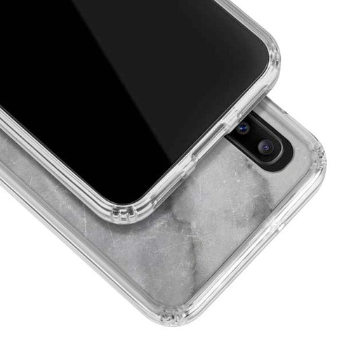 Stone Taupe Galaxy A20 Clear Case
