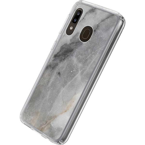 Stone Taupe Galaxy A20 Clear Case