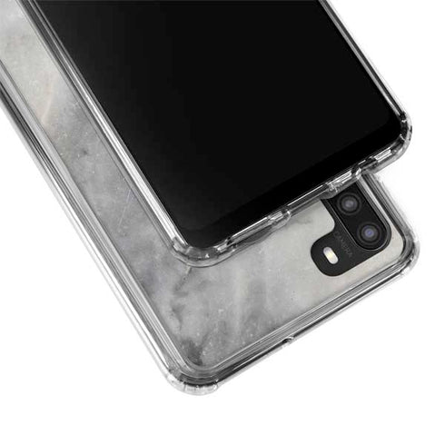 Stone Taupe Galaxy A21 Clear Case