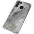 Stone Taupe Galaxy A21 Clear Case