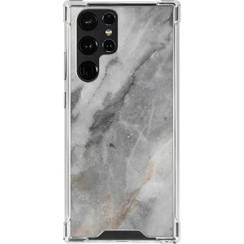 Stone Taupe Galaxy S22 Ultra Clear Case