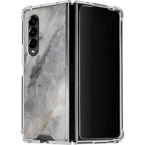 Stone Taupe Galaxy Z Fold4 5G Clear Case