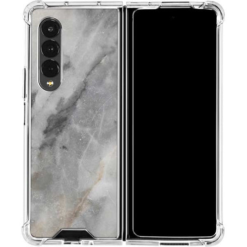 Stone Taupe Galaxy Z Fold4 5G Clear Case