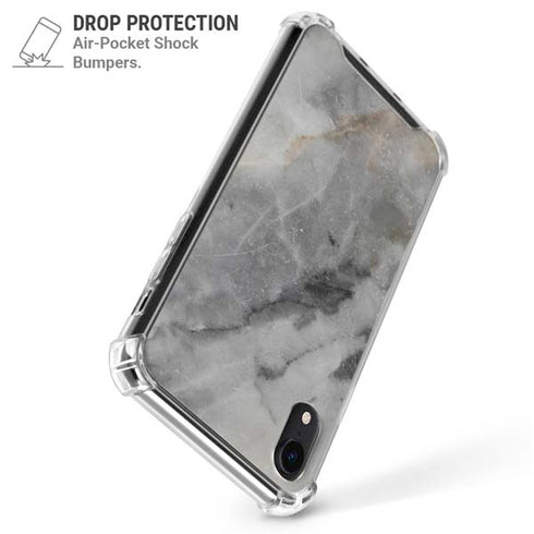 Stone Taupe iPhone XR Clear Case