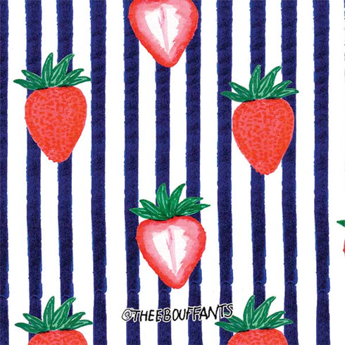Bouffants and Broken Hearts Strawberries and Stripes Nintendo 2DS XL (2017) Skin
