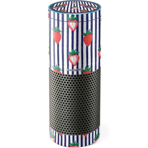 Bouffants and Broken Hearts Strawberries and Stripes Amazon Echo Skin
