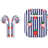 Bouffants and Broken Hearts Strawberries and Stripes Apple AirPods 2 Skin