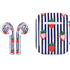 Bouffants and Broken Hearts Strawberries and Stripes Apple AirPods Skin