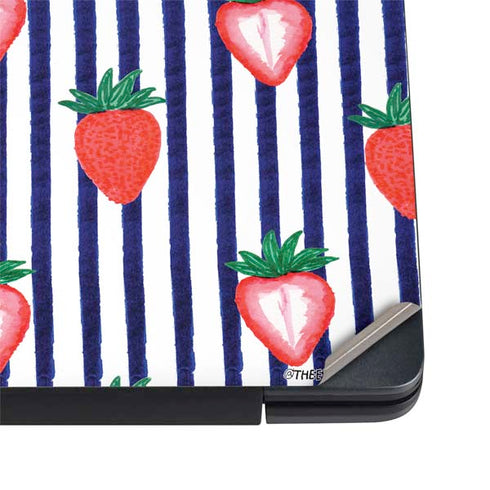 Bouffants and Broken Hearts Strawberries and Stripes Dell Vostro Skin