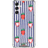 Bouffants and Broken Hearts Strawberries and Stripes Galaxy A14 5G Clear Case