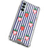 Bouffants and Broken Hearts Strawberries and Stripes Galaxy A14 5G Clear Case