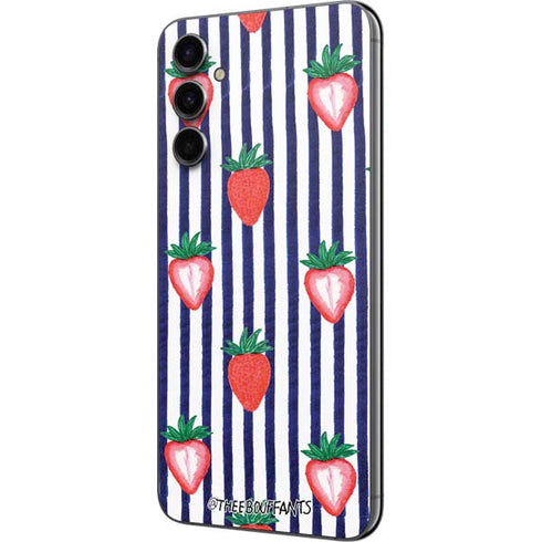 Bouffants and Broken Hearts Strawberries and Stripes Galaxy A14 5G Skin