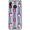 Bouffants and Broken Hearts Strawberries and Stripes Galaxy A30 Clear Case