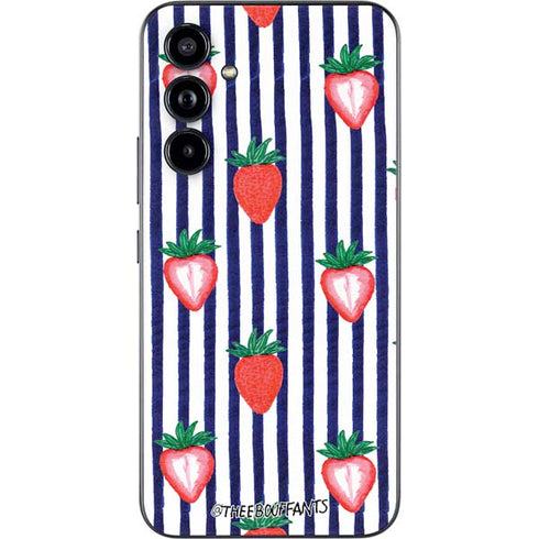 Bouffants and Broken Hearts Strawberries and Stripes Galaxy A54 5G Skin