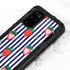 Bouffants and Broken Hearts Strawberries and Stripes Galaxy S20 Plus Waterproof Case