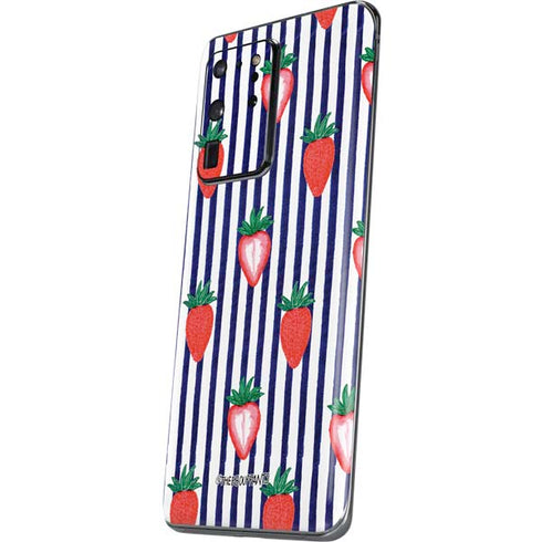 Bouffants and Broken Hearts Strawberries and Stripes Galaxy S20 Ultra 5G Skin
