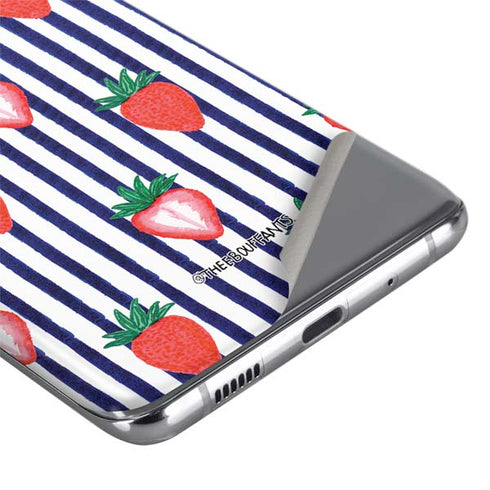 Bouffants and Broken Hearts Strawberries and Stripes Galaxy S20 Ultra 5G Skin