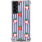 Bouffants and Broken Hearts Strawberries and Stripes Galaxy S21 5G Clear Case