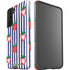 Bouffants and Broken Hearts Strawberries and Stripes Galaxy S21 5G Pro Case