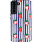 Bouffants and Broken Hearts Strawberries and Stripes Galaxy S22 Plus Pro Case