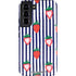 Bouffants and Broken Hearts Strawberries and Stripes Galaxy S22 Pro Case