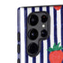 Bouffants and Broken Hearts Strawberries and Stripes Galaxy S22 Ultra Pro Case