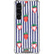 Bouffants and Broken Hearts Strawberries and Stripes Galaxy S23 Clear Case