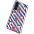 Bouffants and Broken Hearts Strawberries and Stripes Galaxy S23 Clear Case