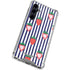 Bouffants and Broken Hearts Strawberries and Stripes Galaxy S23 FE Clear Case