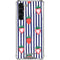 Bouffants and Broken Hearts Strawberries and Stripes Galaxy S23 Plus Clear Case