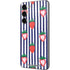 Bouffants and Broken Hearts Strawberries and Stripes Galaxy S23 Plus Skin