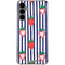 Bouffants and Broken Hearts Strawberries and Stripes Galaxy S24 Plus Clear Case